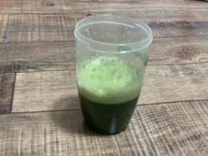 リッチグリーン青汁の泡（酵素）